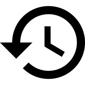 A black background with a white circle in the middle.