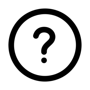 A black background with a white circle in the middle.
