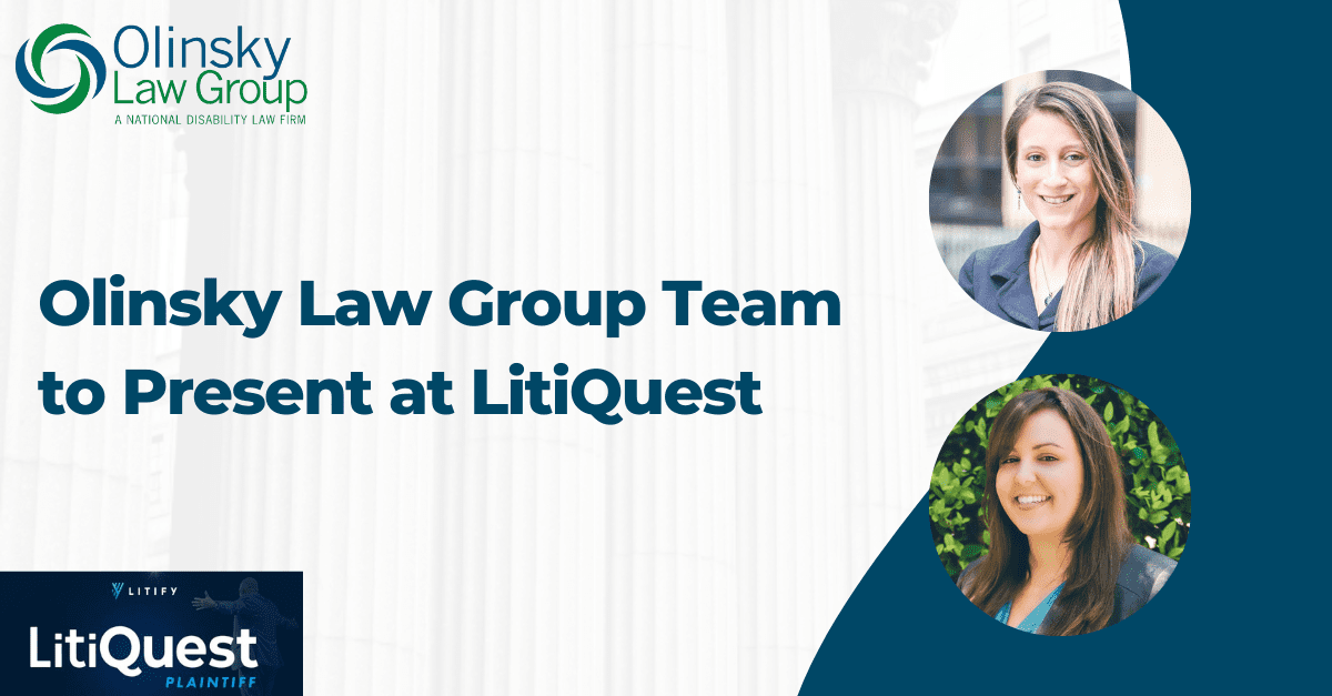 Olinsky Law Group Team to Present at Litiquest - Olinsky Law