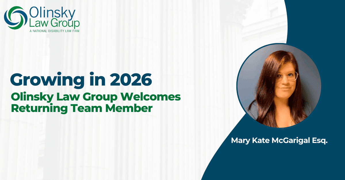 Growing in 2026: Olinsky Law Group Welcomes Returning Team Member ...