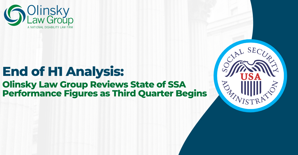 Olinsky Law Group Reviews State of SSA Performance Figures as Third ...